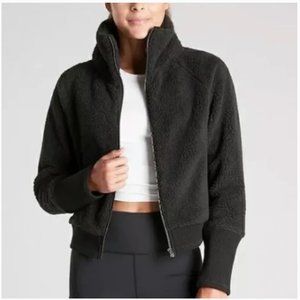 Athleta Women Tugga Sherpa Full Zip